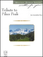 Tribute to Pikes Peak piano sheet music cover